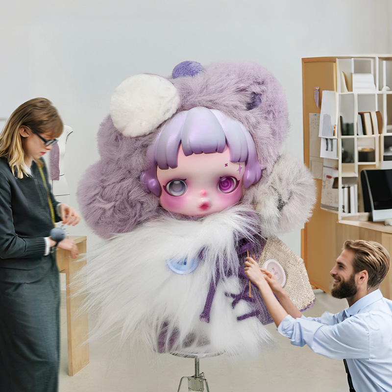 OSKULLFANDA You Found Me! プラッシュドールペンダント SKULLPANDA You Found Me! Series Plush Doll Pendant - POP