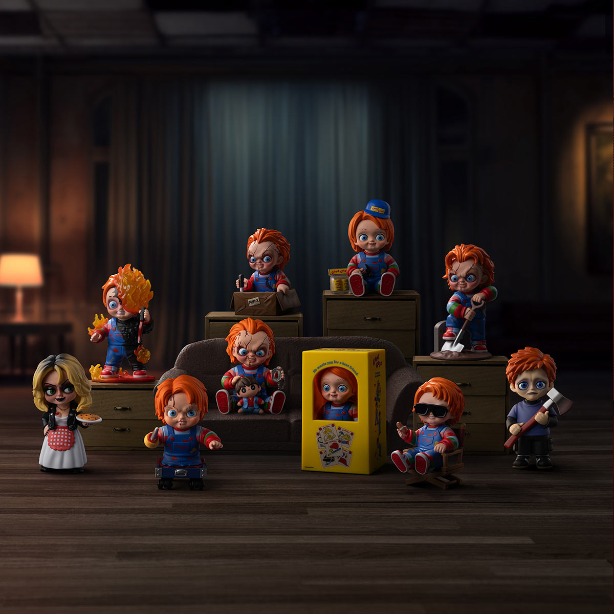 Chucky Franchise Series Figures - POP MART (Macao, China)