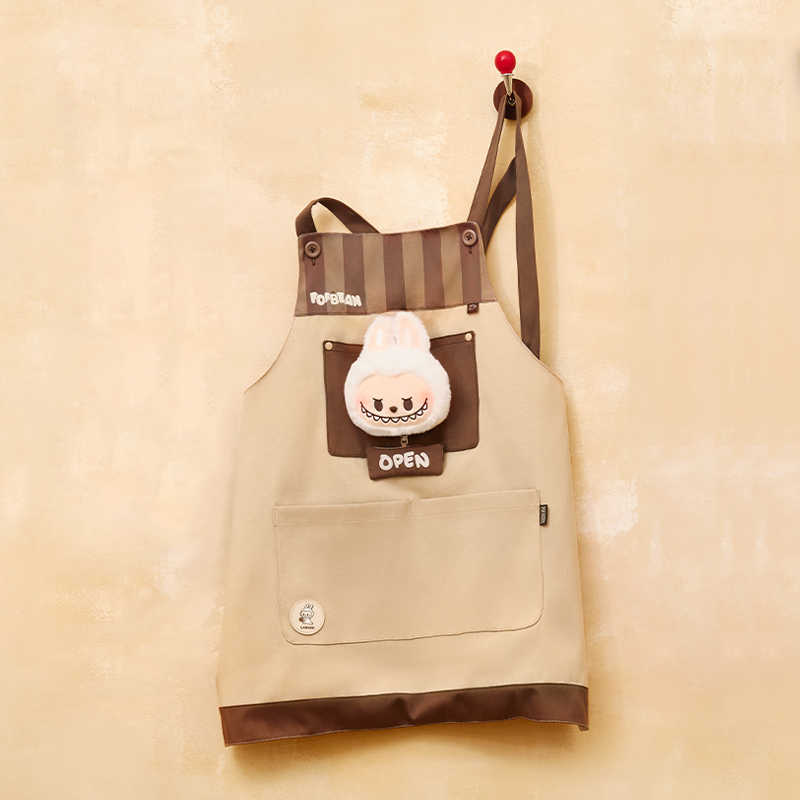 POP MART COFFEE FACTORY エプロン ラブブ ポップマート POP BEAN Coffee Factory Series-LABUBU Apron - POP MART (Macao, China)