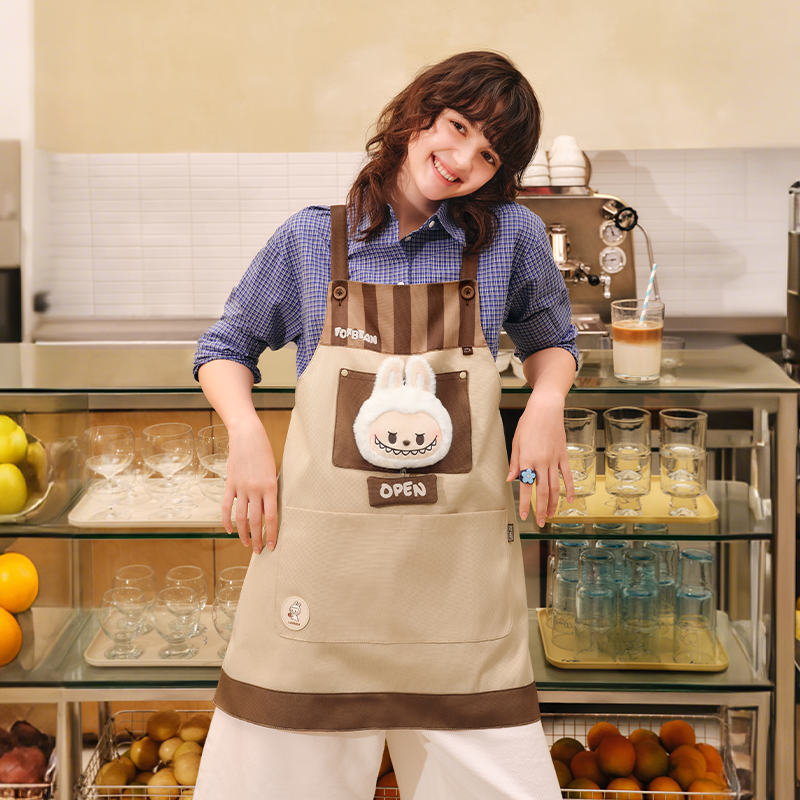 POP BEAN Coffee Factory Series-LABUBU Apron - POP MART (Macao, China)
