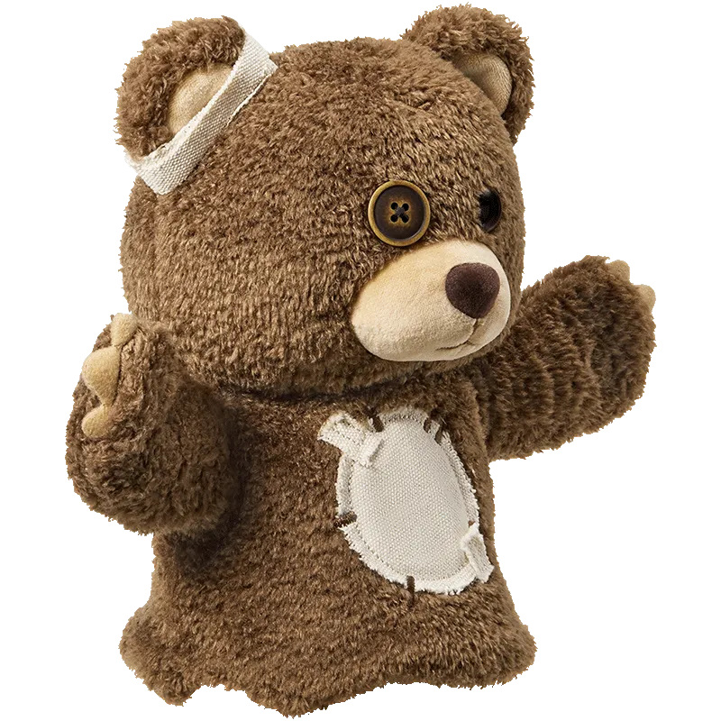 Hirono Bear Plush Hand Puppet - POP MART (Macao, China)
