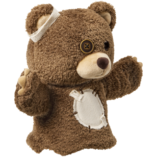 Hirono Bear Vinyl Plush Doll - POP MART (Macao, China)