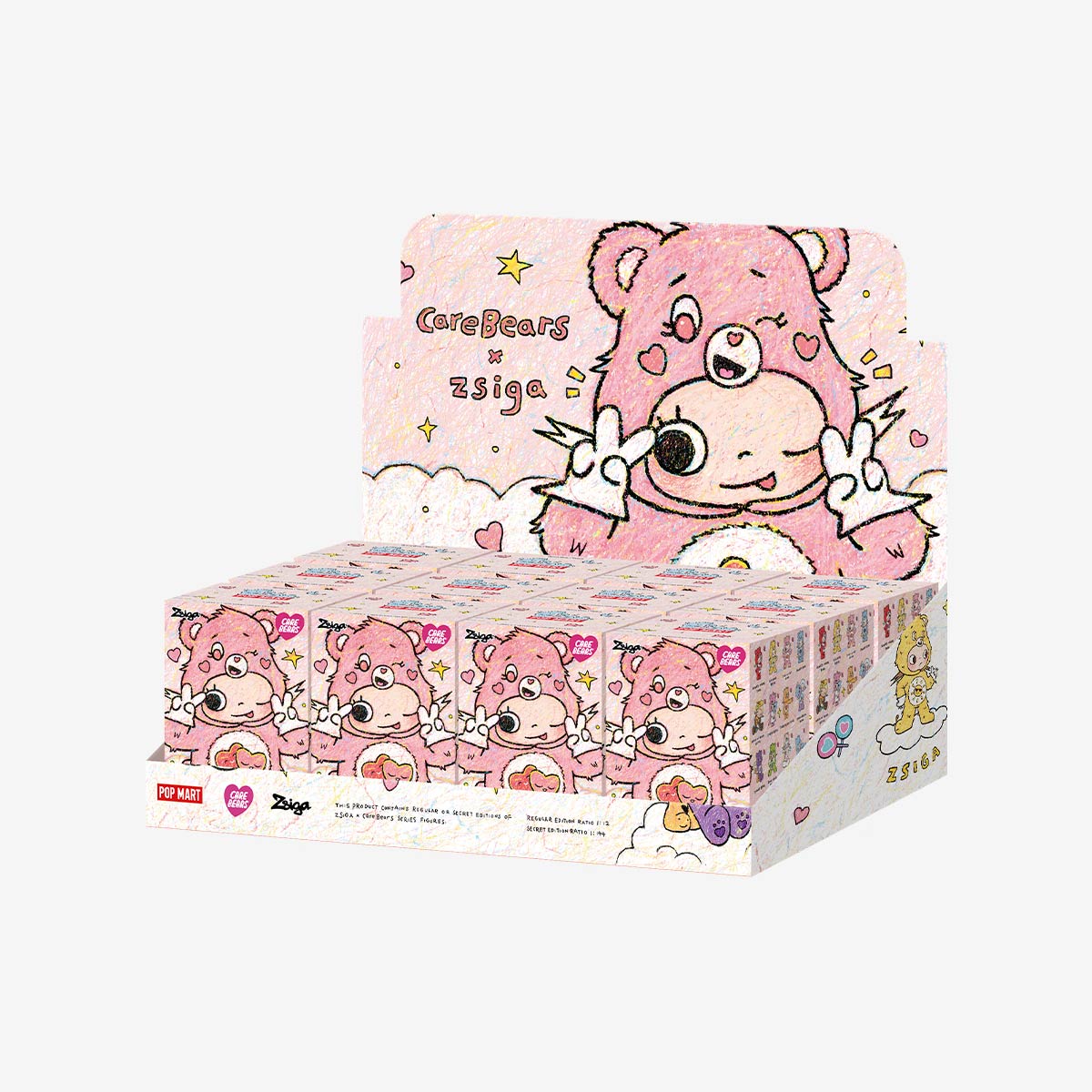 Zsiga × Care Bears Series Figures - POP MART (Macao, China)