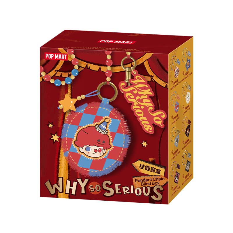 WHY SO SERIOUS SERIES-Pendant Chain Blind Box - POP MART (Macao