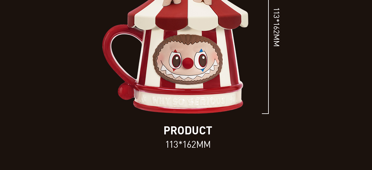 WHY SO SERIOUS SERIES-LABUBU Mug - POP MART (Macao, China)