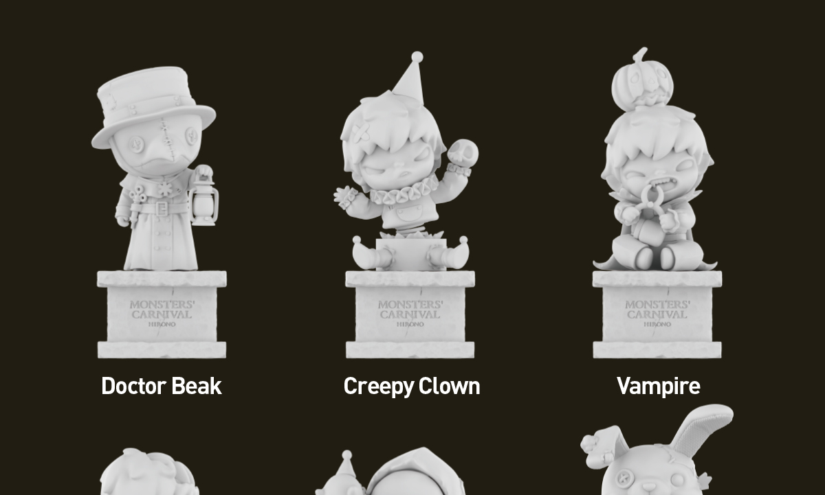 Hirono Monsters' Carnival Series Figures-Scene Prop - POP MART