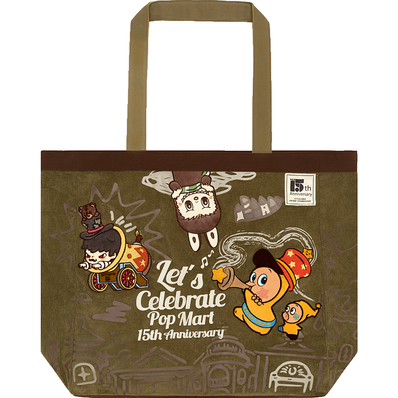 POP MART クラウンマスコット オリジナルバッグ付き Let's celebrate POP MART 's 15th Anniversry Series -Bag - POP MART