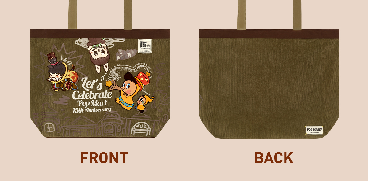 Let's celebrate POP MART 's 15th Anniversry Series -Bag - POP MART