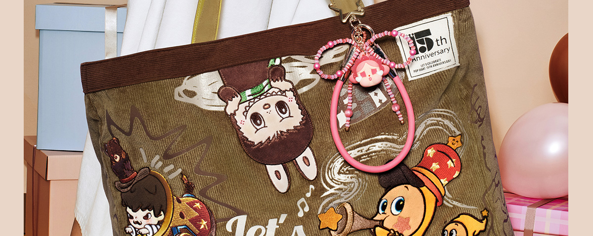Let's celebrate POP MART 's 15th Anniversry Series -Bag - POP MART
