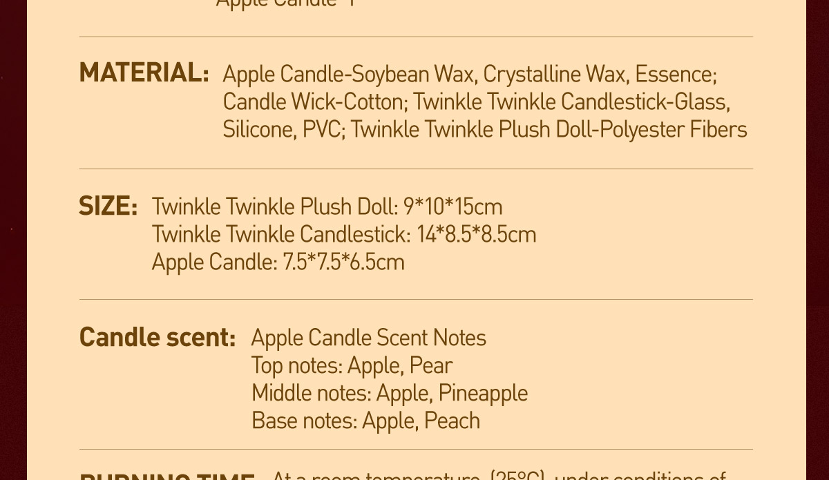 Apple of My Eye Series-Twinkle Twinkle Festival Gift Box - POP