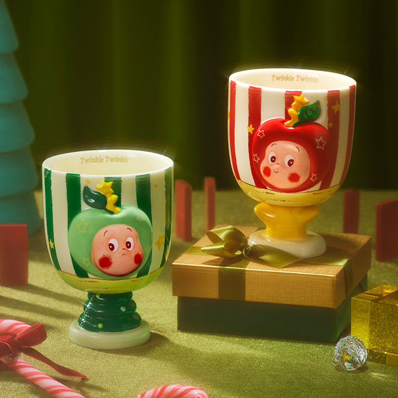 twinkletwinkle POPMART　マグカップ　お皿 Apple of My Eye Series-Twinkle Twinkle Double-cup Gift Box - POP