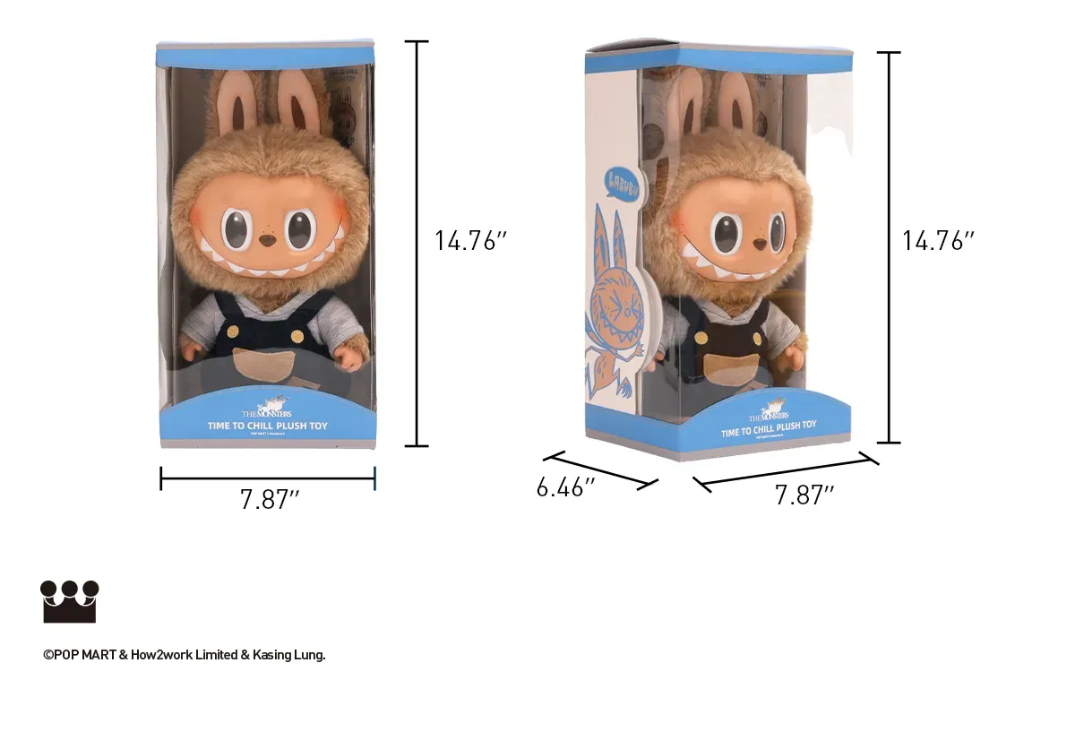 LABUBU Time to Chill-Vinyl Plush Doll - POP MART (Macao, China)