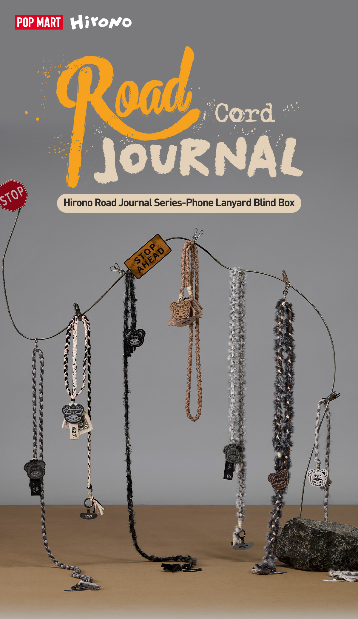 Hirono Road Journal Series-Phone Lanyard Blind Box - POP MART